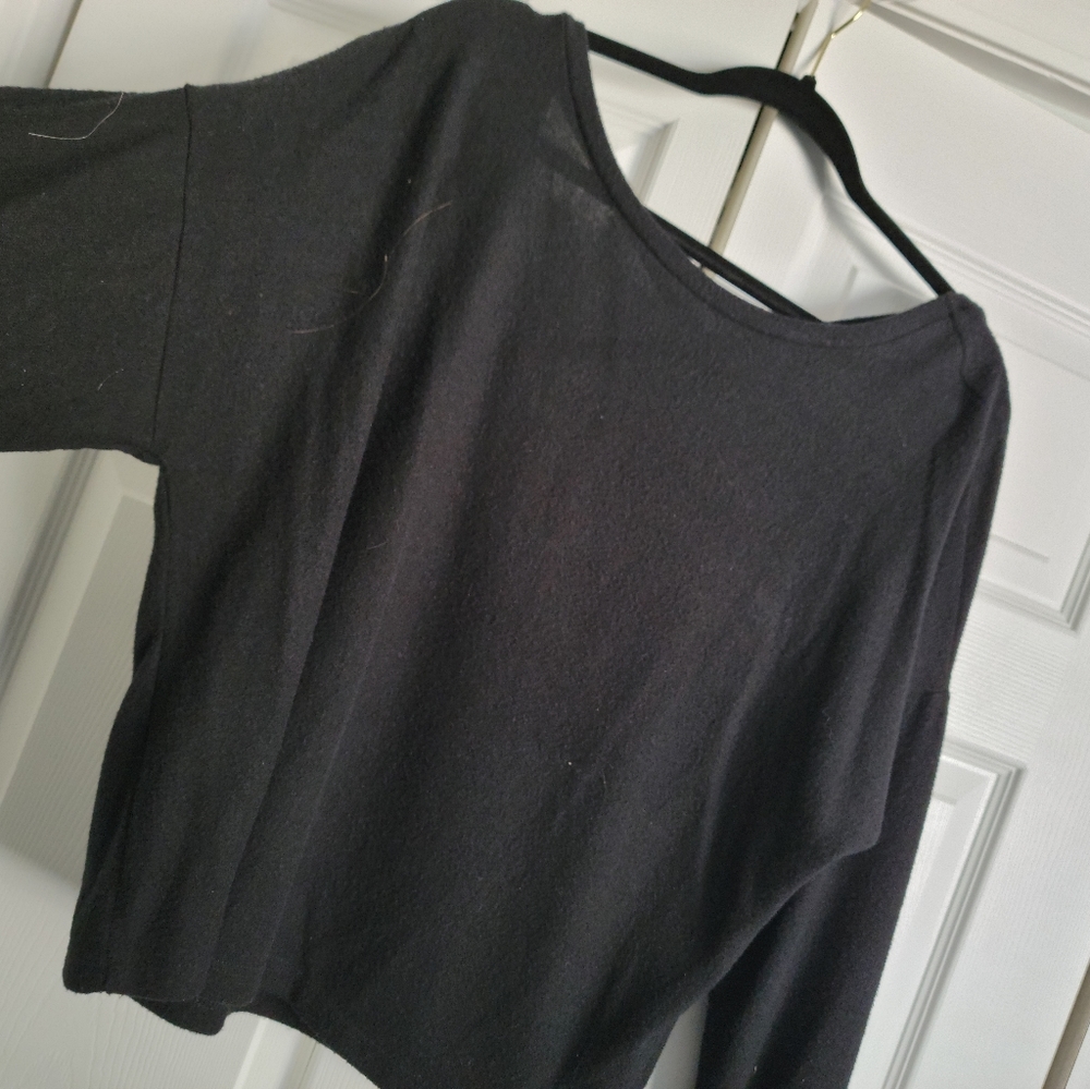 Black top with open back